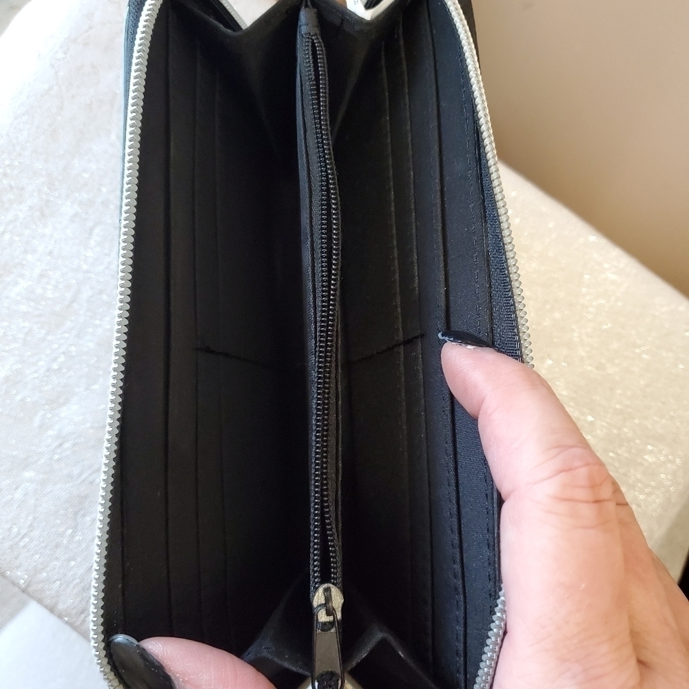Conrad C collection black/silver wallet - Picture 5 of 5